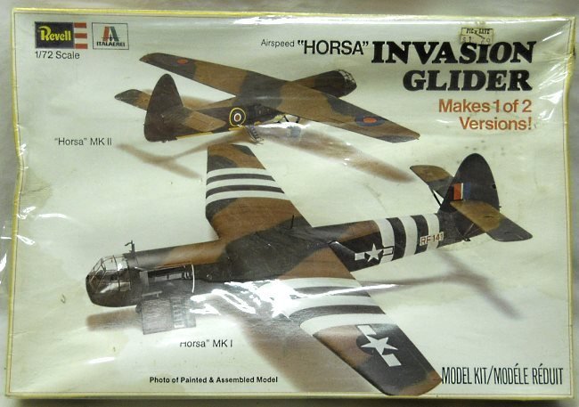 Revell 1/72 Airspeed Horsa Mk I or Mk II - Invasion Glider USAAF or RAF, H2011 plastic model kit